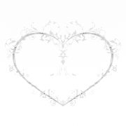 Girlanda w kształcie serca - wariant 1