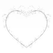 Girlanda w kształcie serca - wariant 3