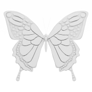 Motyl z Kwiatami #2