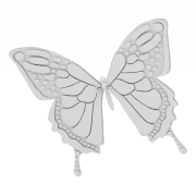 Motyl z Kwiatami #3