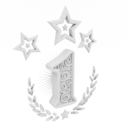 Ozdobna cyfra 1 - bok