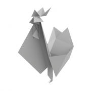 Kogut origami - 1