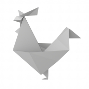 Kogut origami - 2