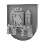 Herb 3D miasta Gubin - 1
