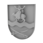 Herb 3D gminy Siedlce - 1