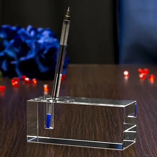 Szklany stojak na długopis 12x5x5 X002