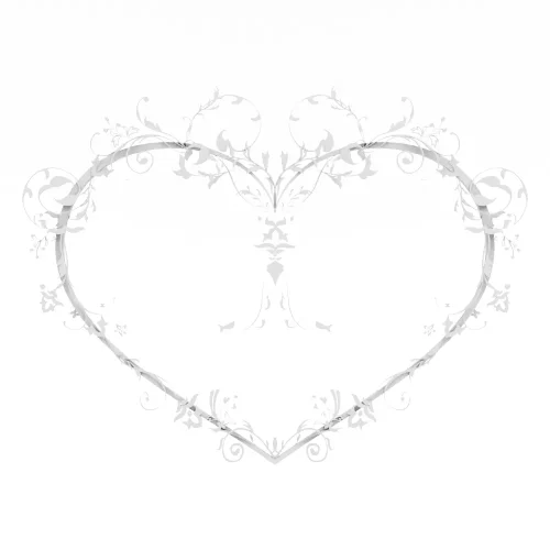 Girlanda w kształcie serca