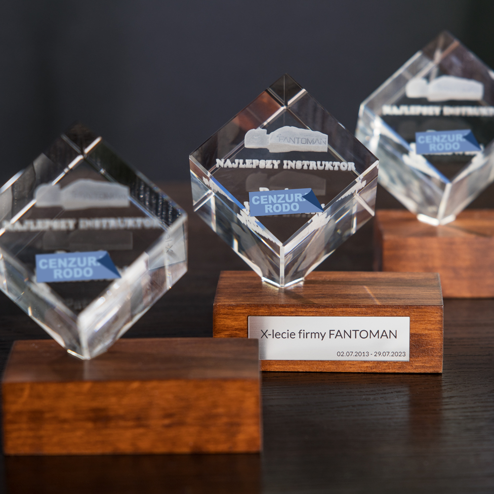Statuetka 3D wyróżniająca pracownika