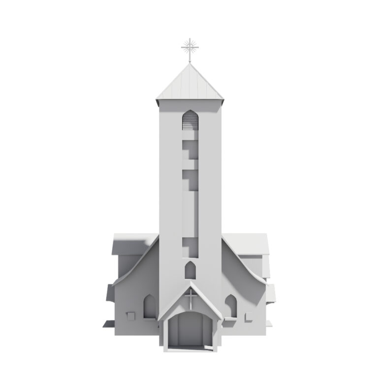 Model 3D kościoła Wniebowzięcia NMP